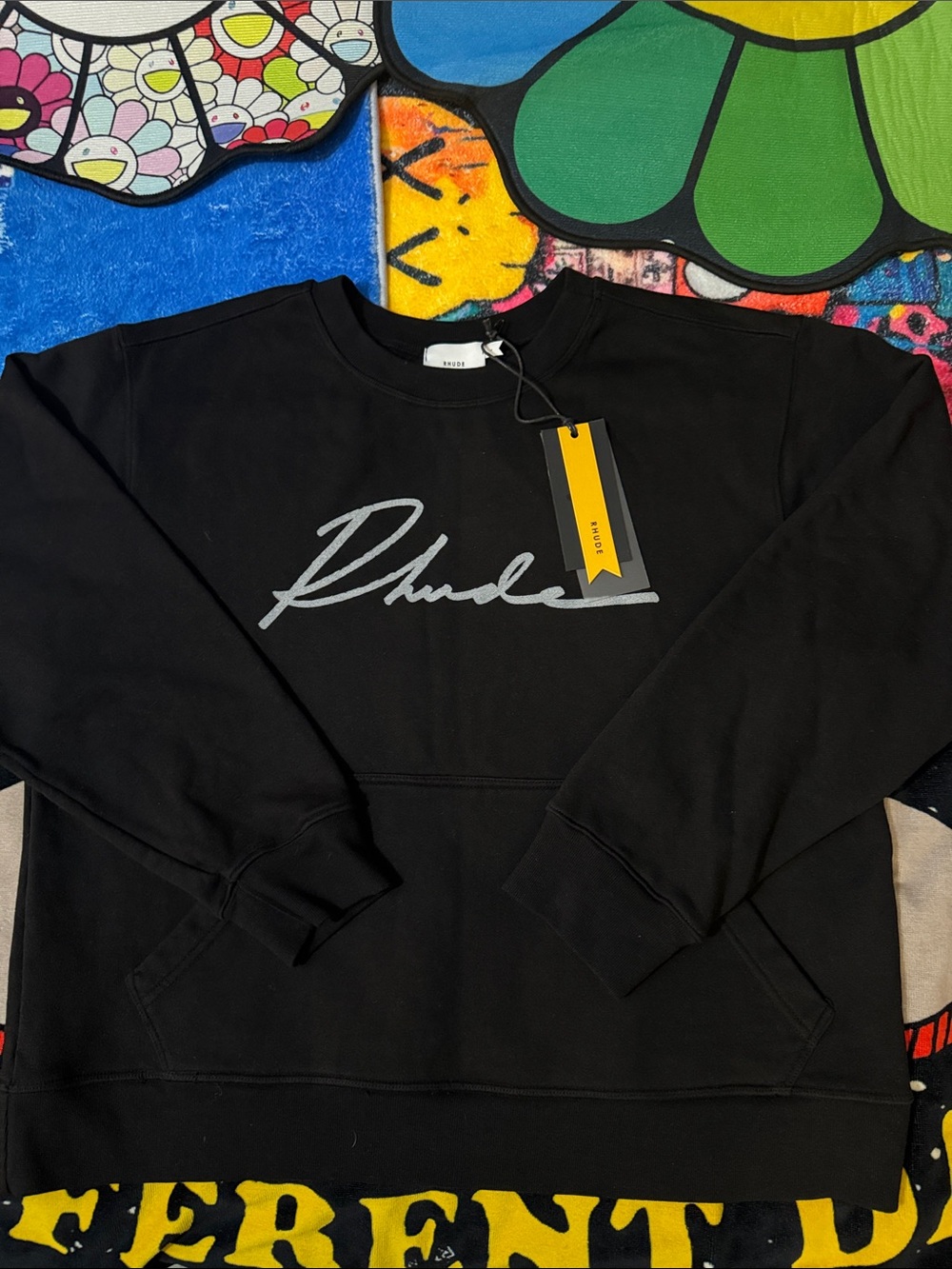 RHUDE SCRIPT LOGO CREWNECK